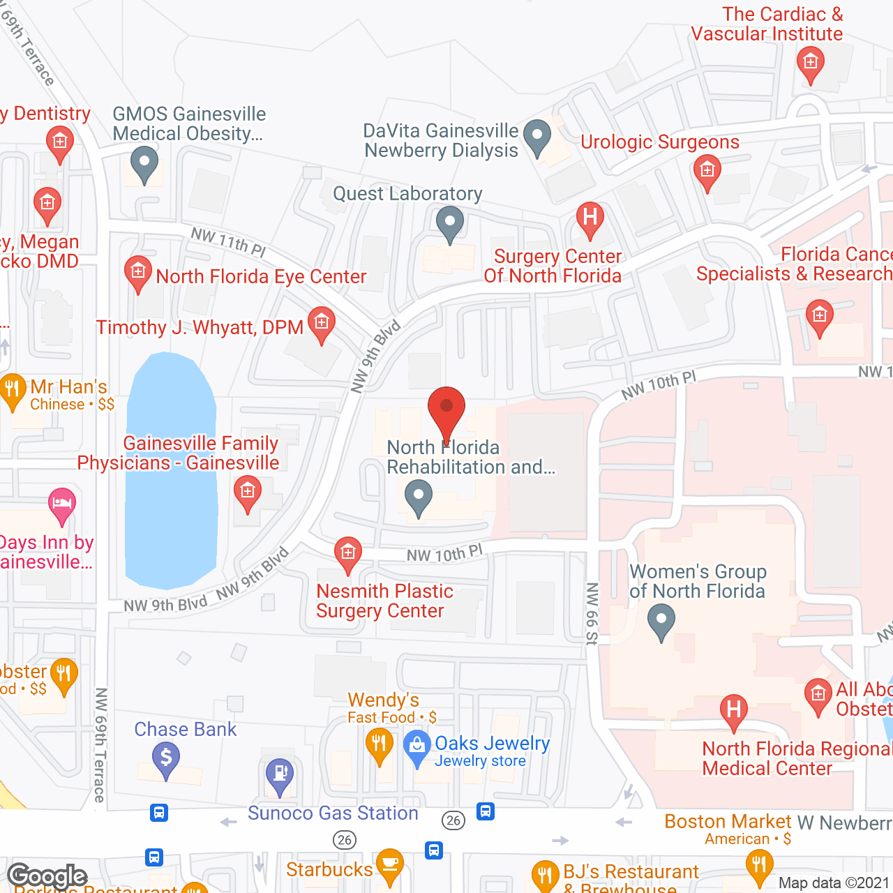North Florida Special Care Ctr in google map