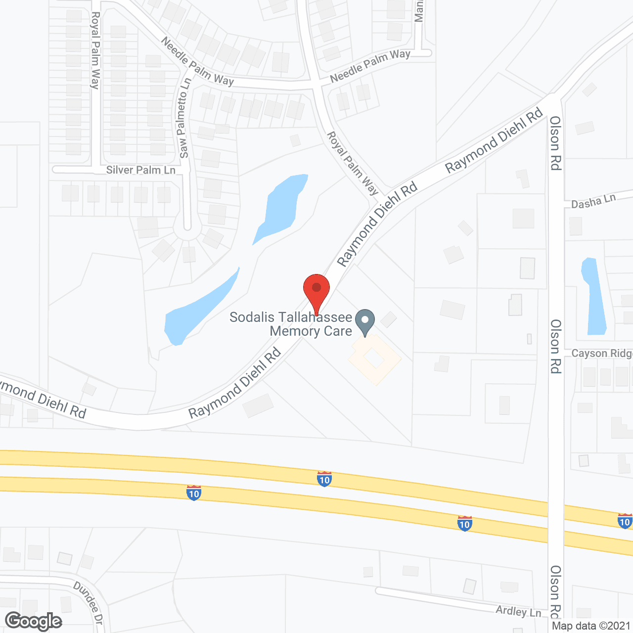 Sodalis Tallahassee Memory Care in google map