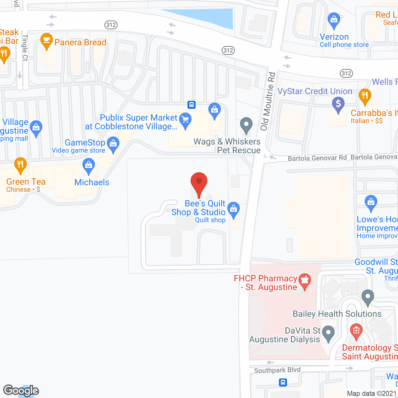 Ponce De Leon Care Ctr in google map