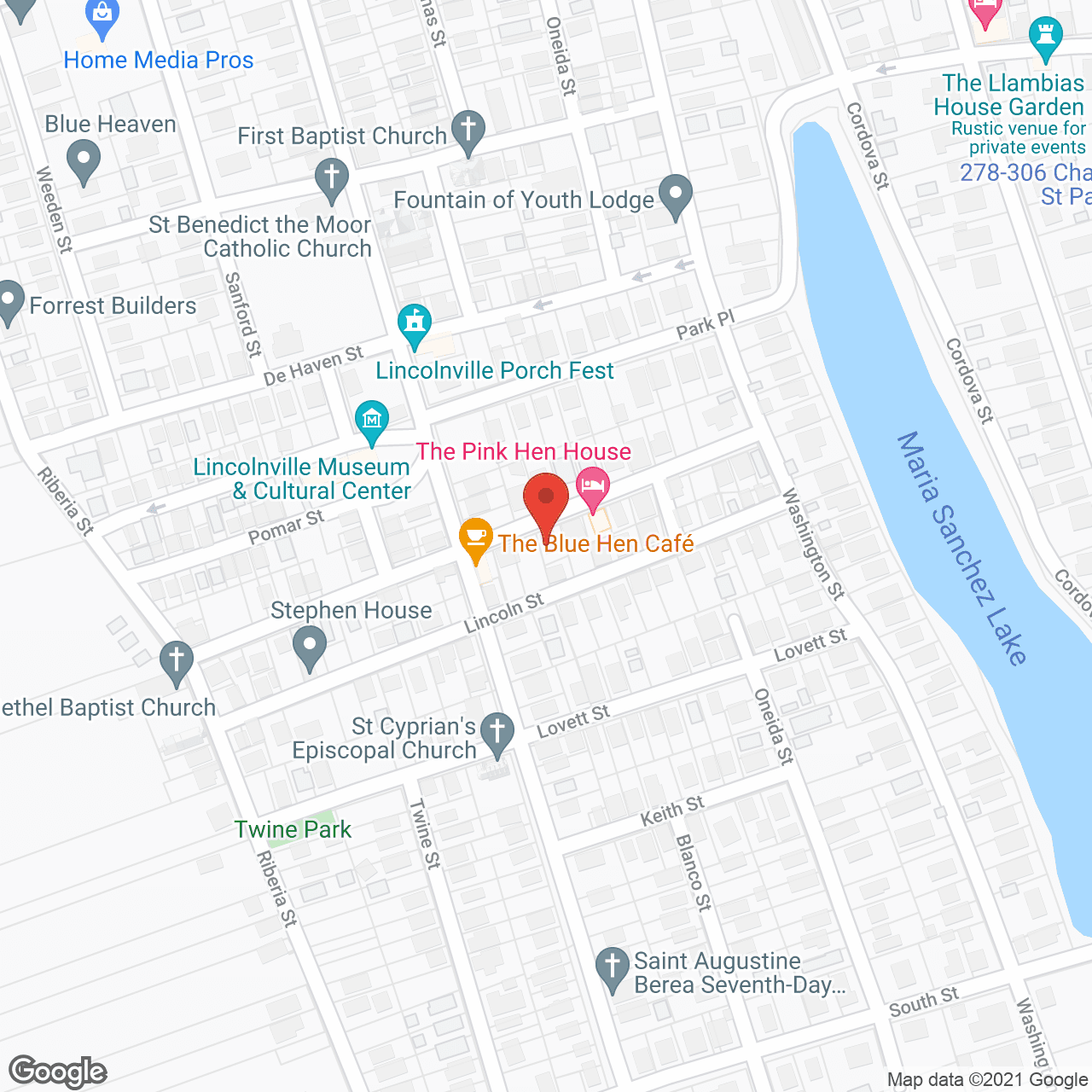 Allegro St. Augustine in google map