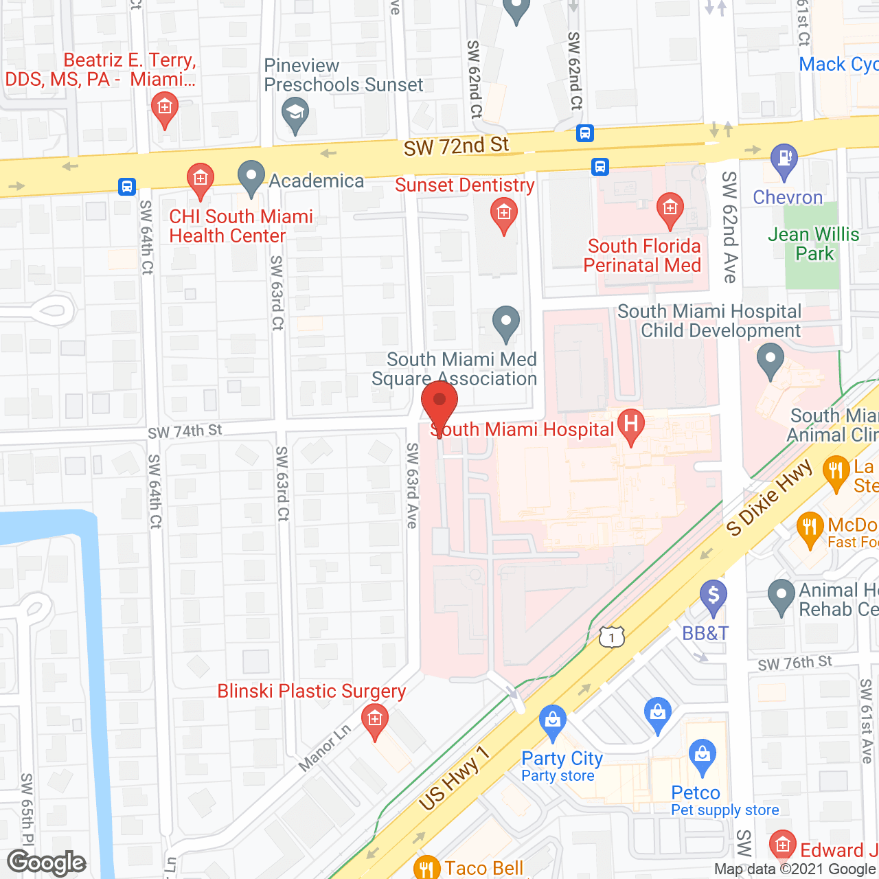 Griswold Care Pairing for Miami-Dade, FL in google map