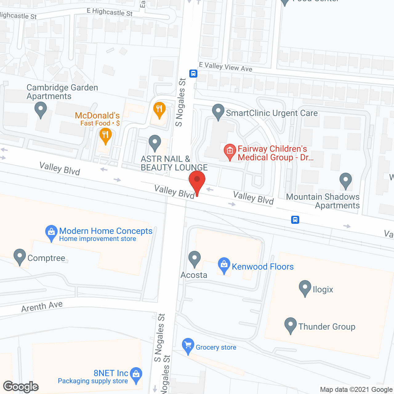 ComForCare Home Care in google map