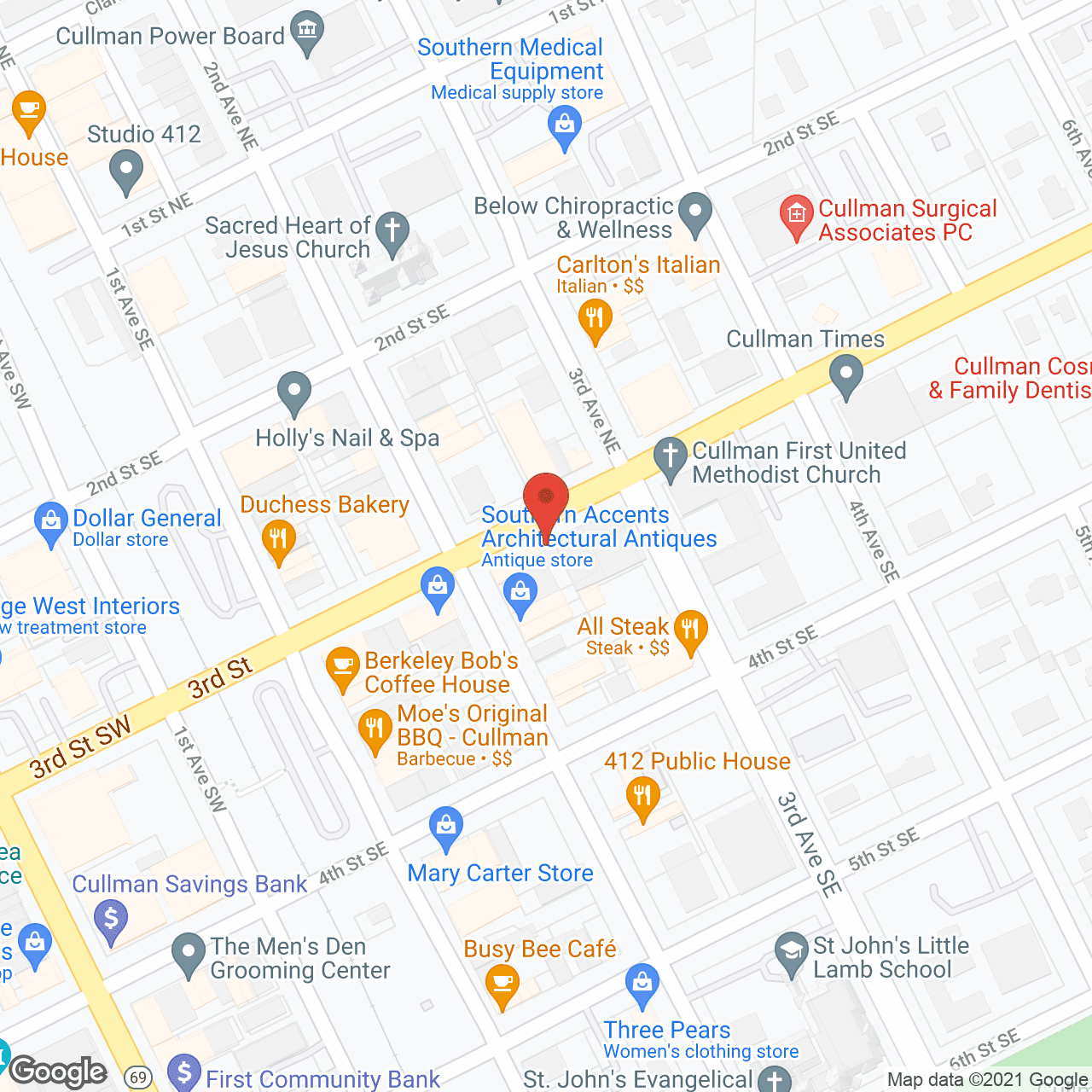 Visiting Angels in google map