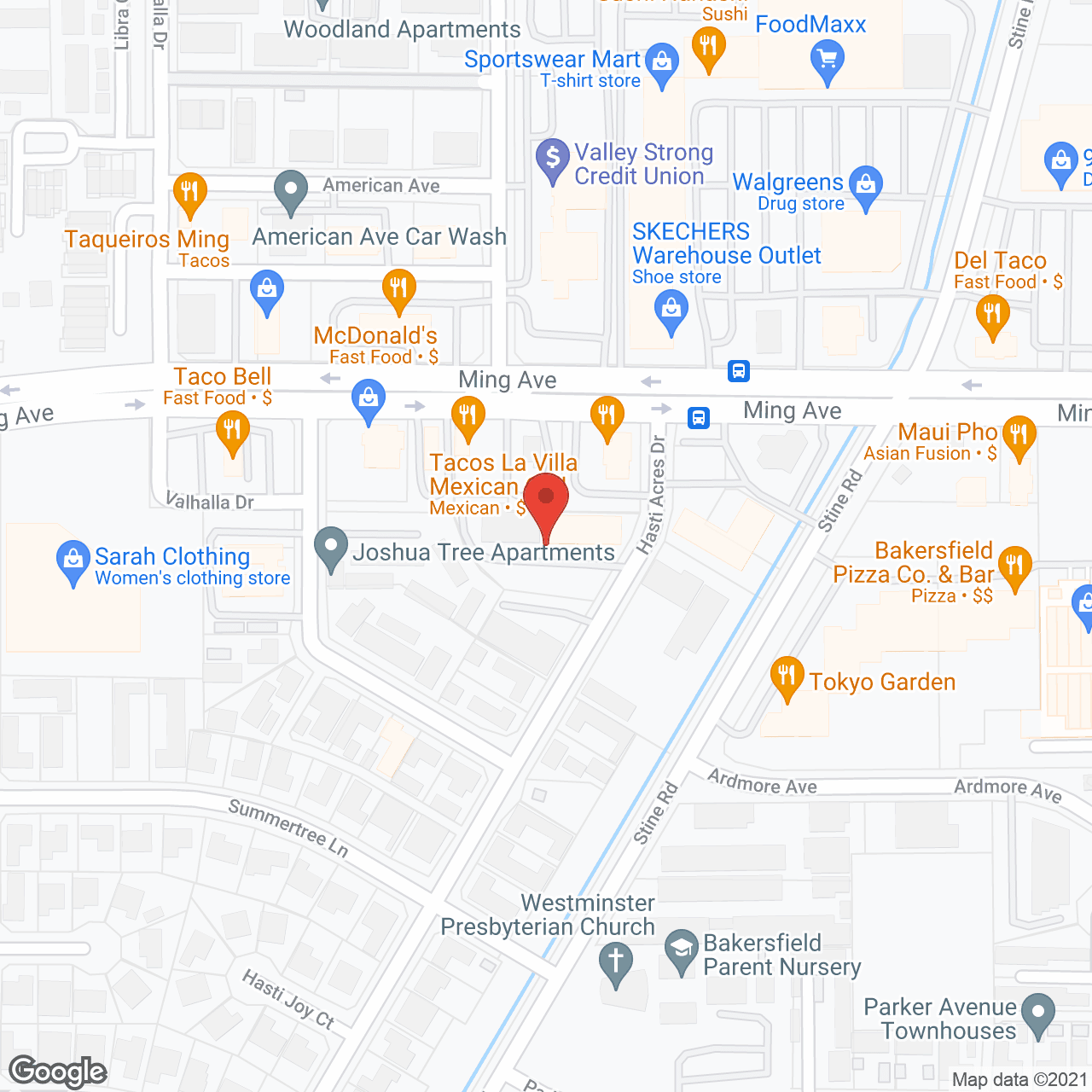 Ally Senior Care in google map