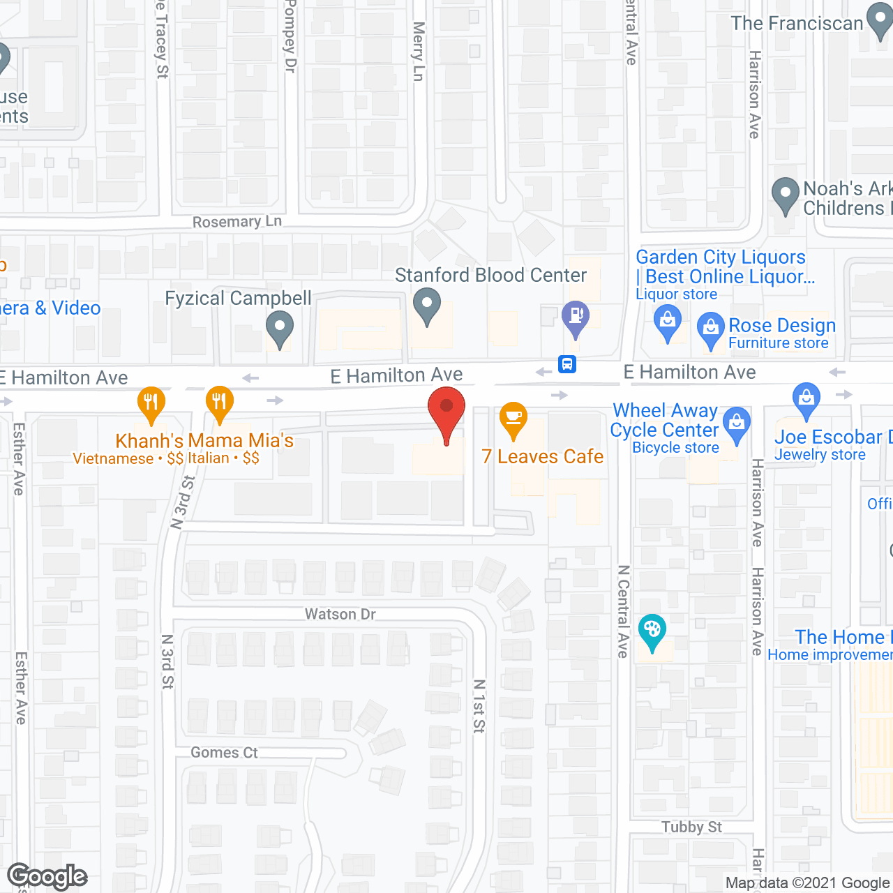 Affordable Senior Care in google map