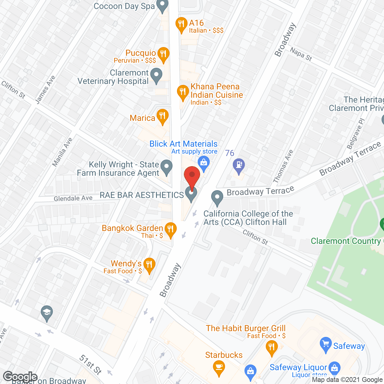 TheKey Oakland in google map