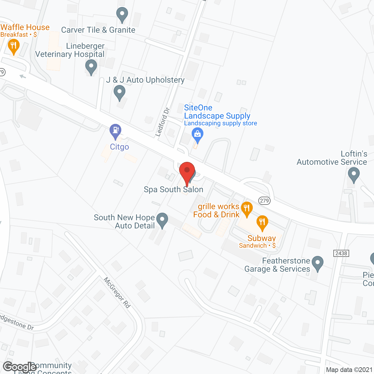 BrightStar of Gastonia in google map