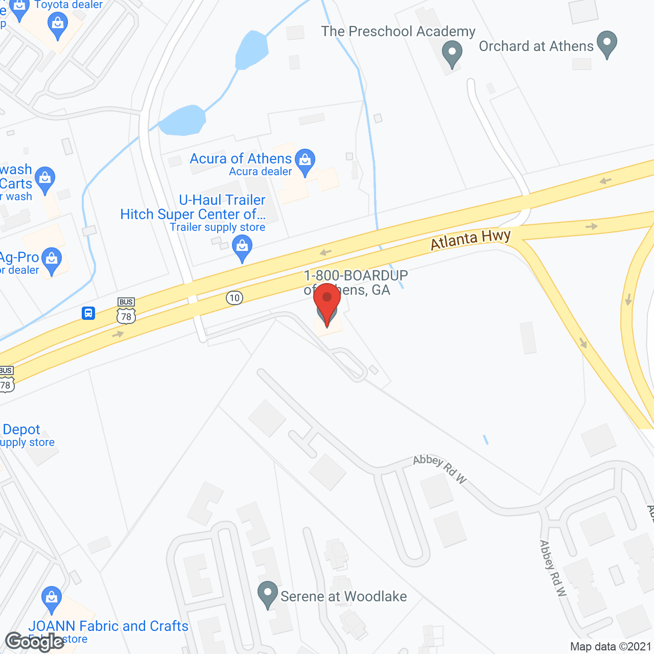 BrightStar Healthcare in google map