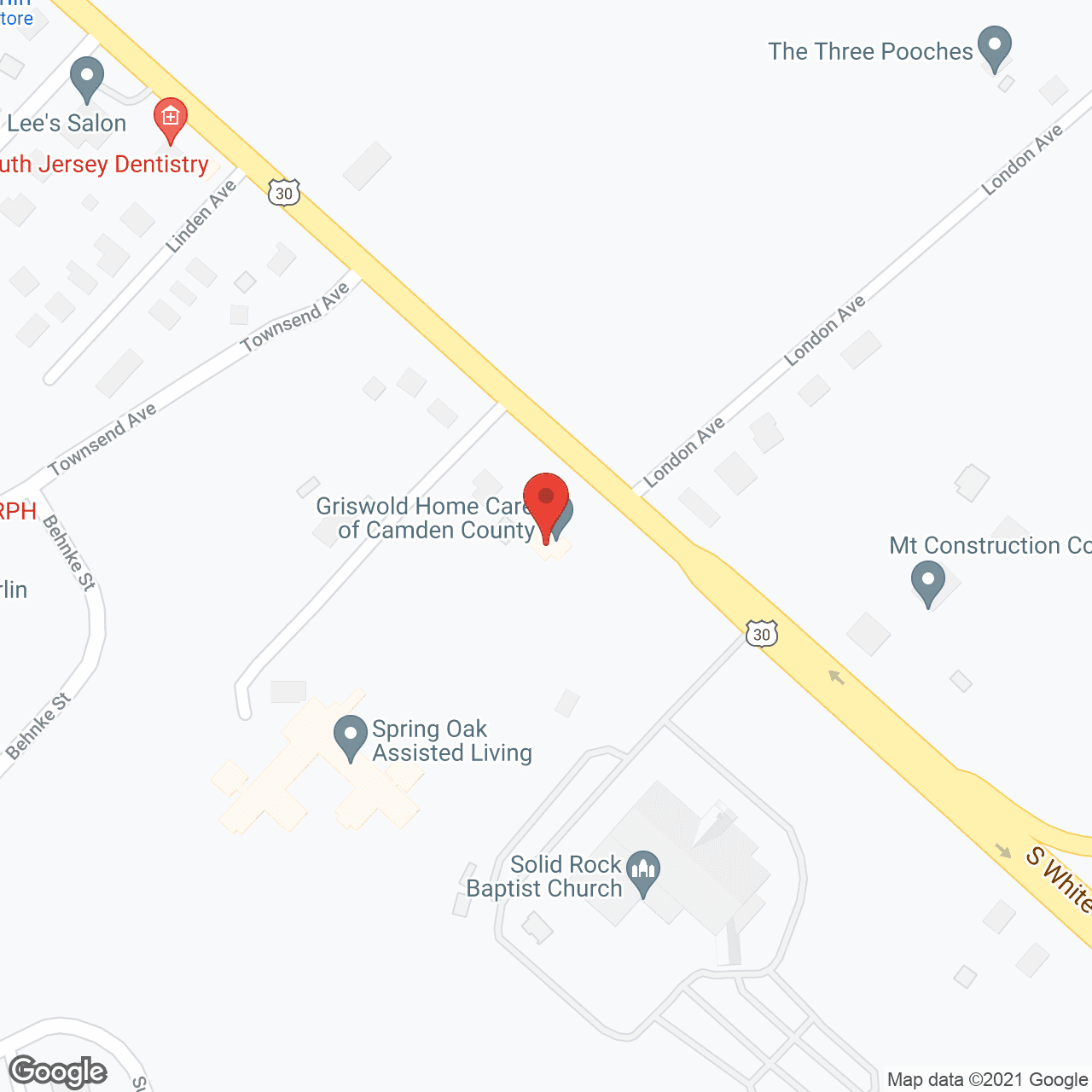 Griswold Special Care in google map