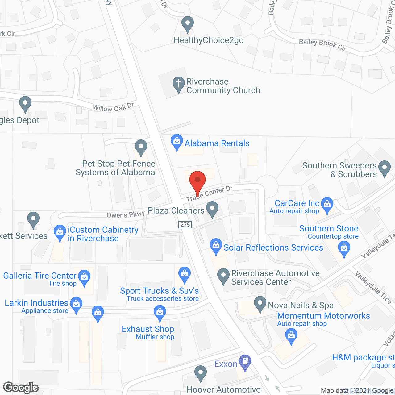 SYNERGY HomeCare of Birmingham, AL in google map