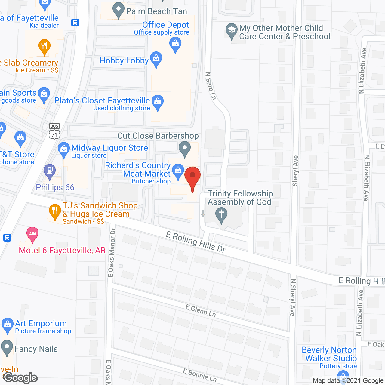 BrightStar Healthcare in google map