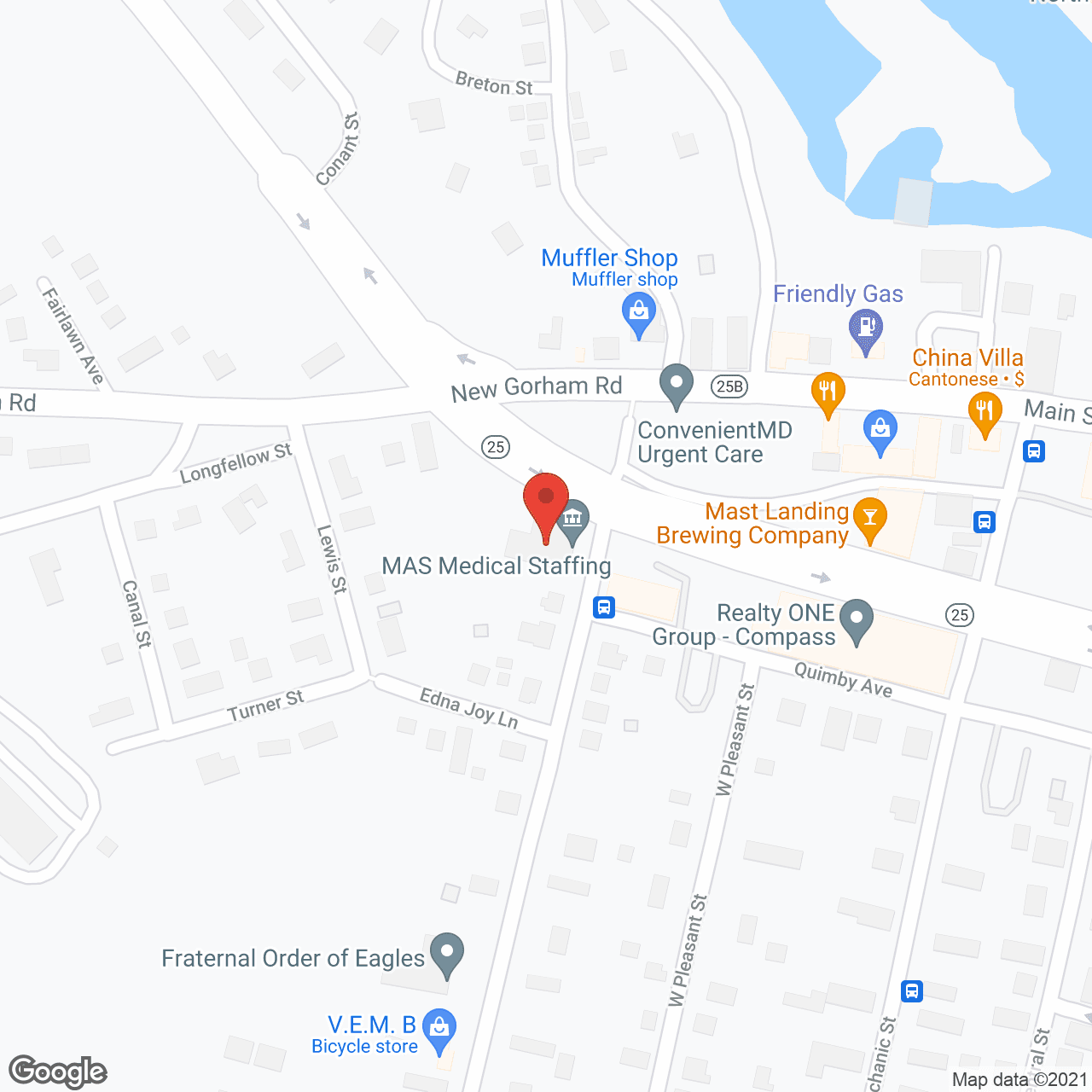 MAS Home Care of Maine in google map