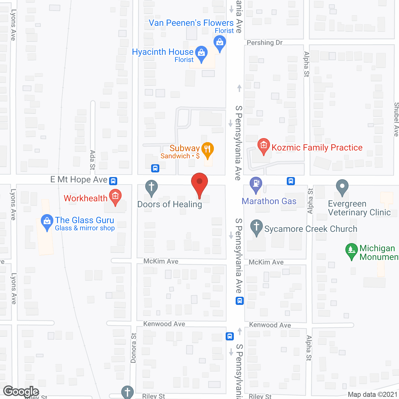 CareMinders Home Care in google map