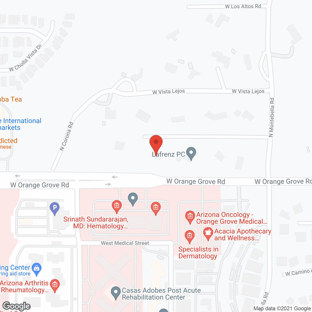 Homewatch CareGivers of Tucson, AZ in google map