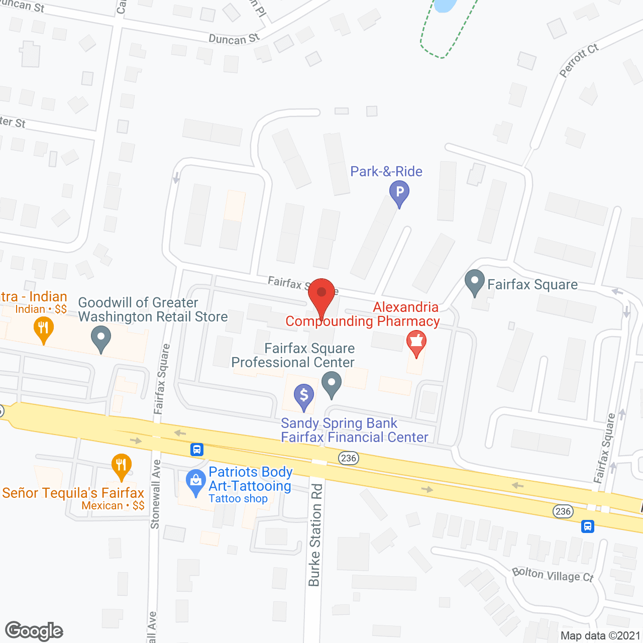 Inova Home Care in google map