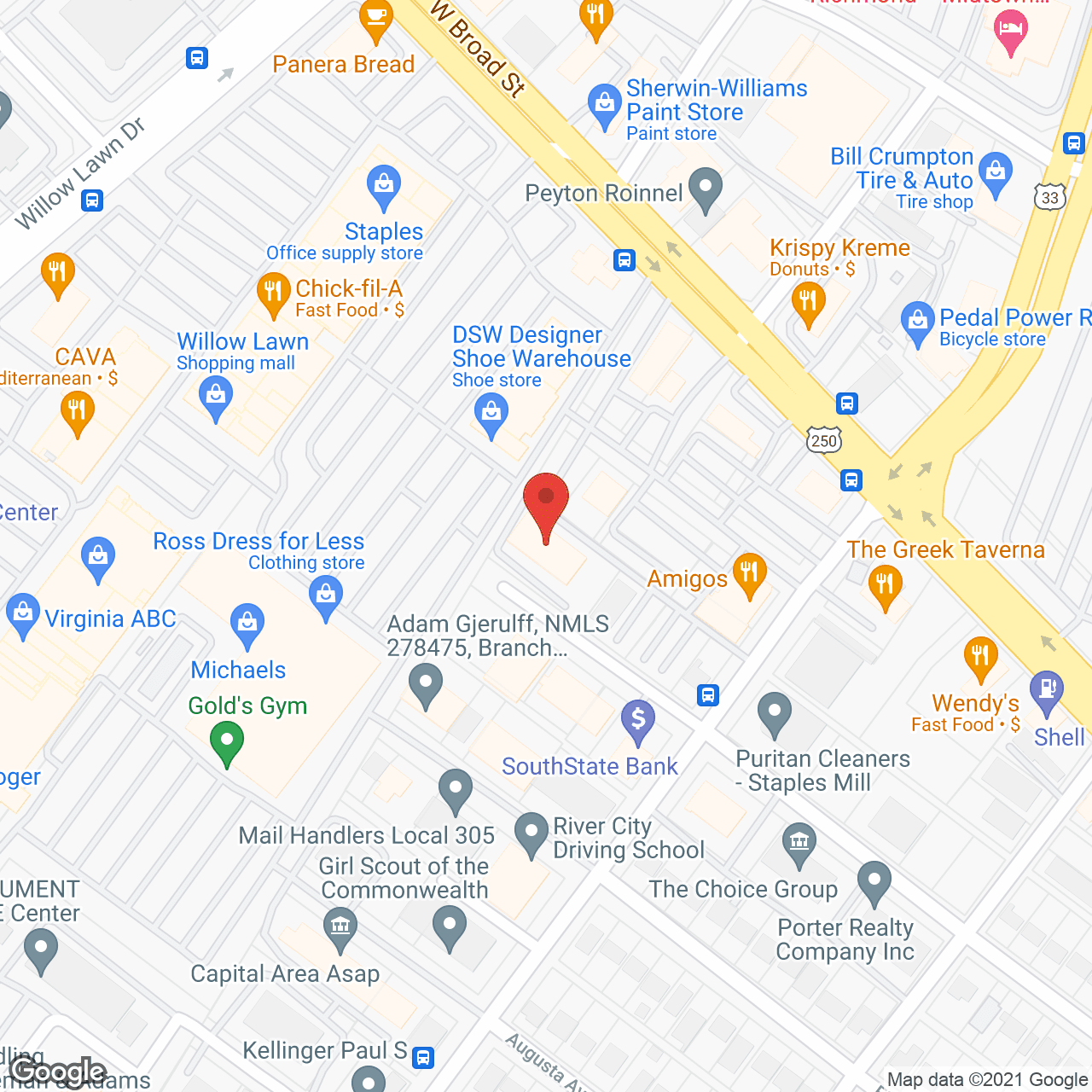 Visiting Angels in google map