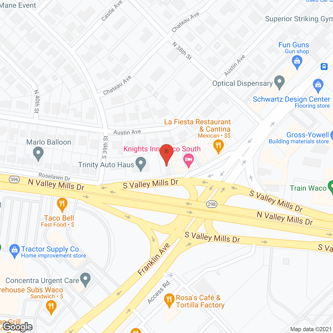 Visiting Angels in google map