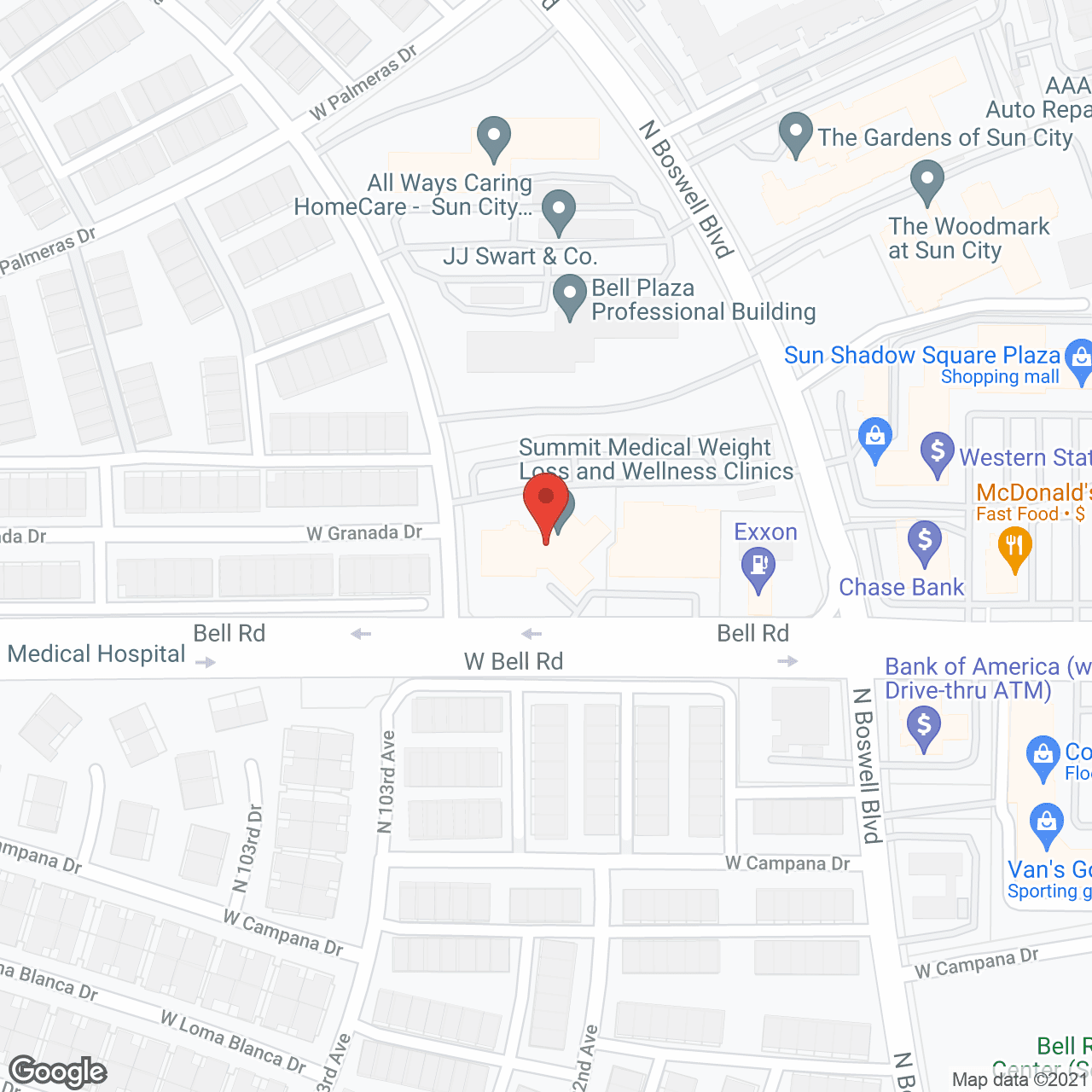 CareMinders Home Care in google map