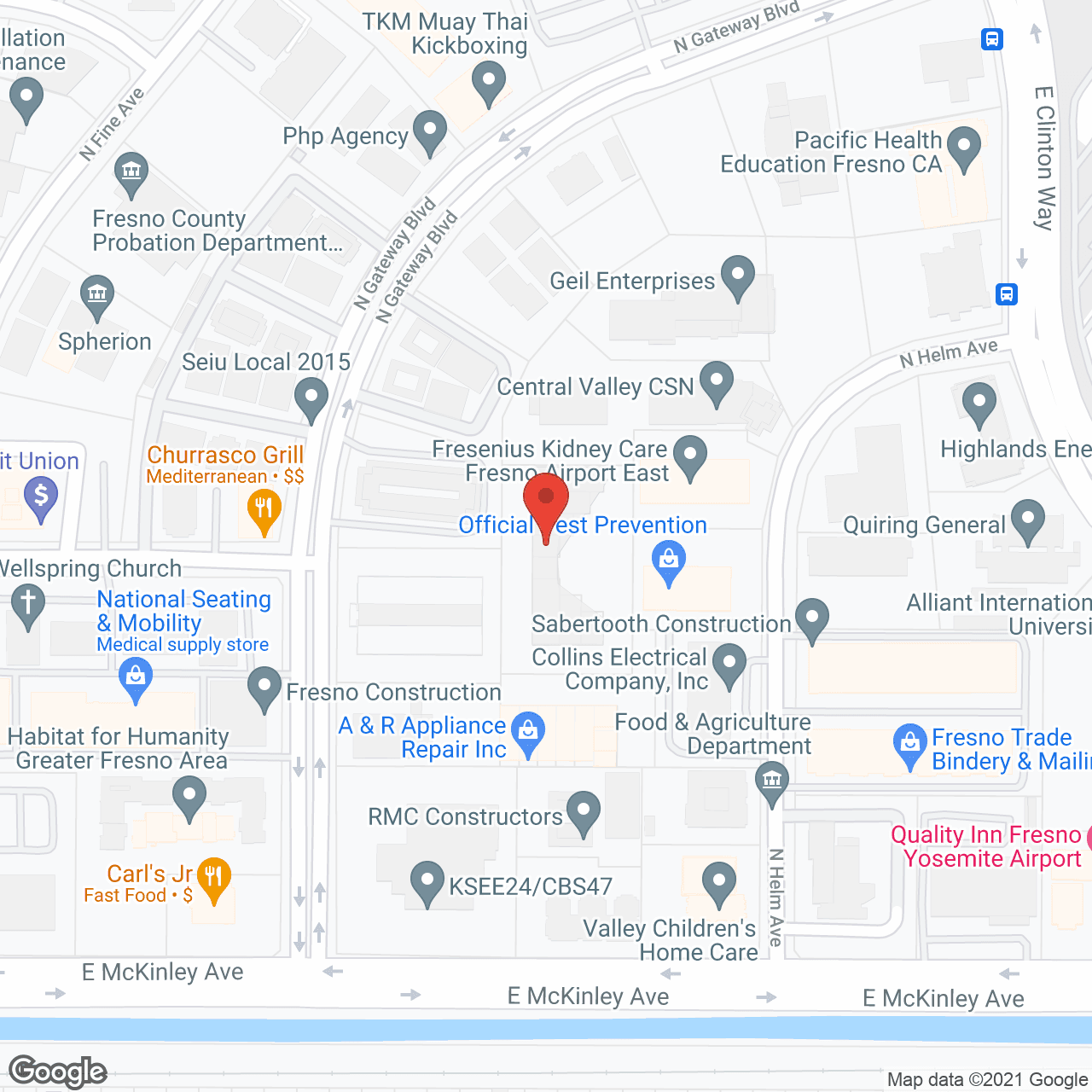 Comfort Keepers in google map