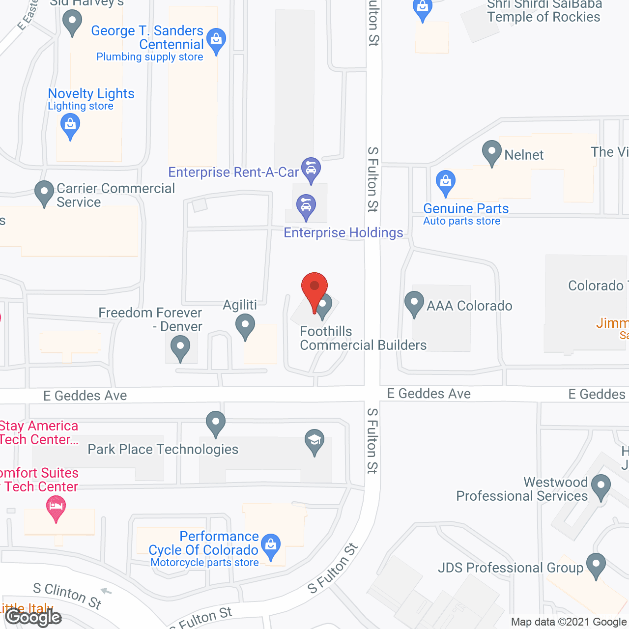 Abby Senior Care in google map