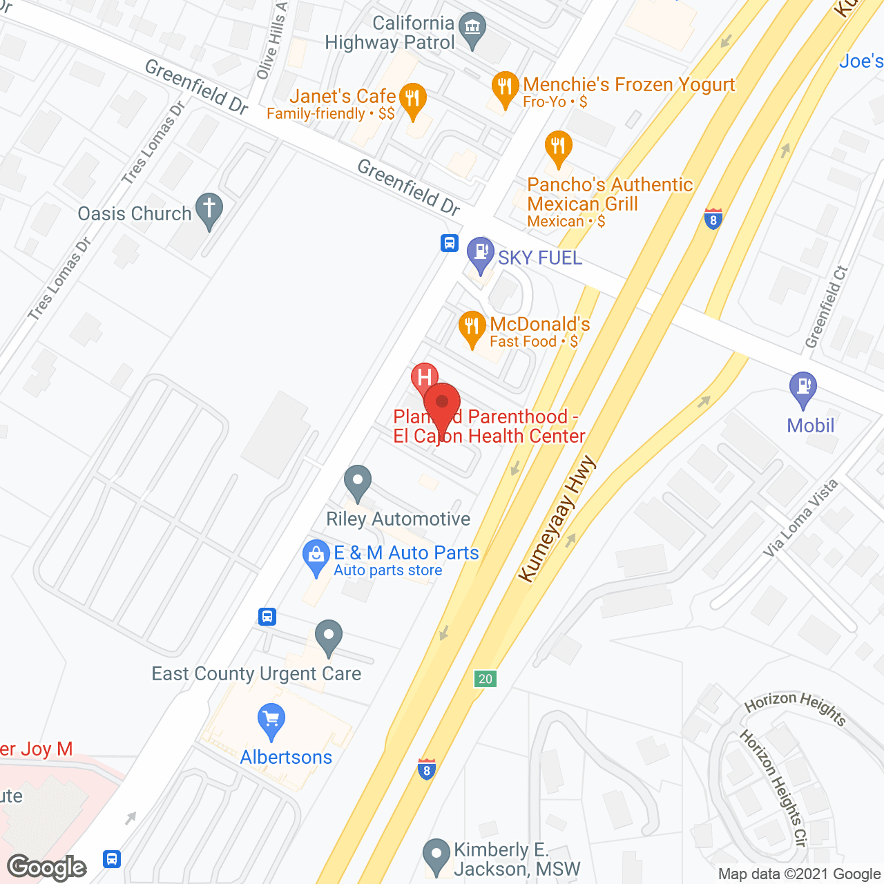 Visiting Angels - El Cajon in google map