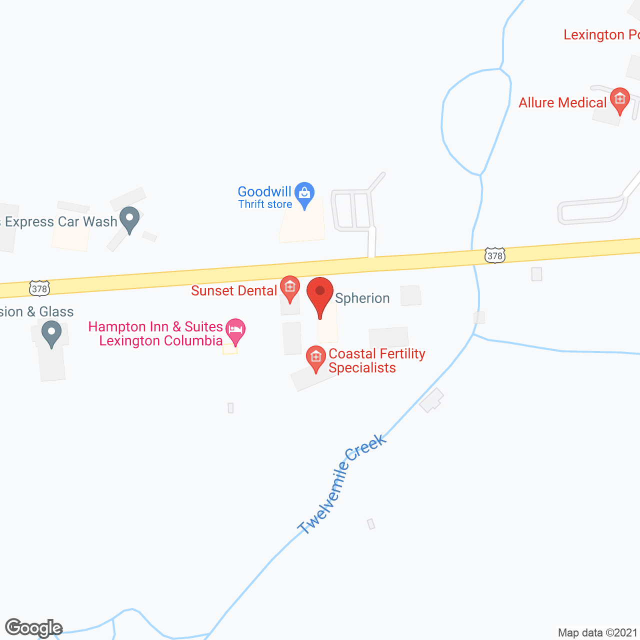 AllCaregivers in google map