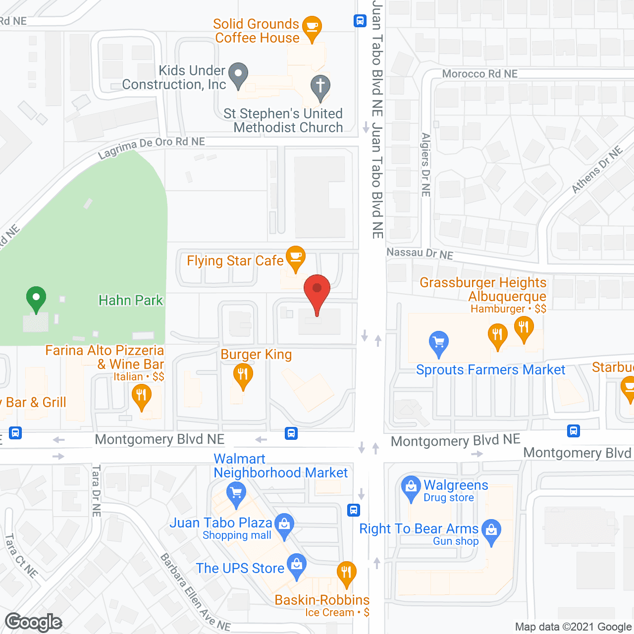 Homewatch CareGivers in google map