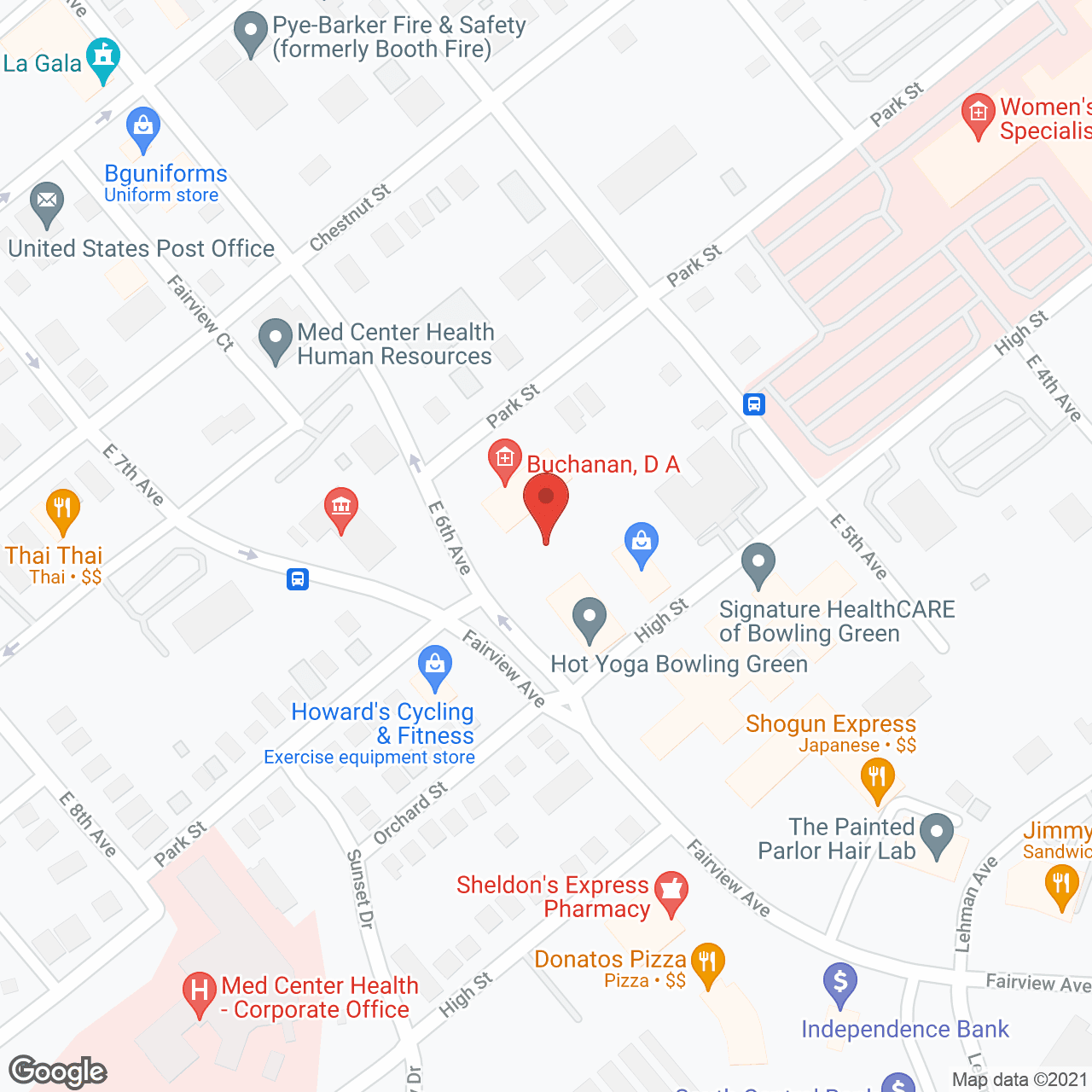 Comfort Keepers in google map