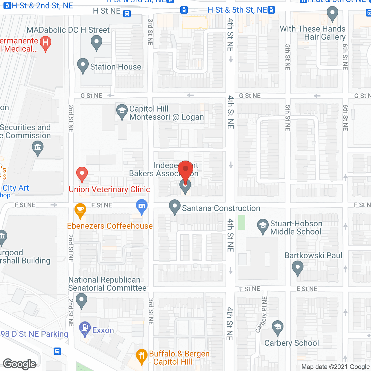 Community Care Nursing Services of DC in google map