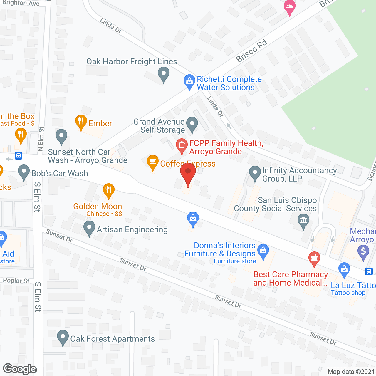 Able Body Homecare in google map