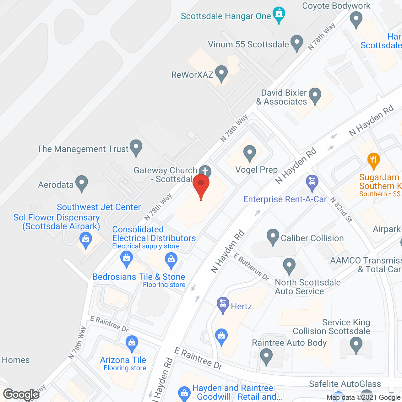 Visiting Angels in google map