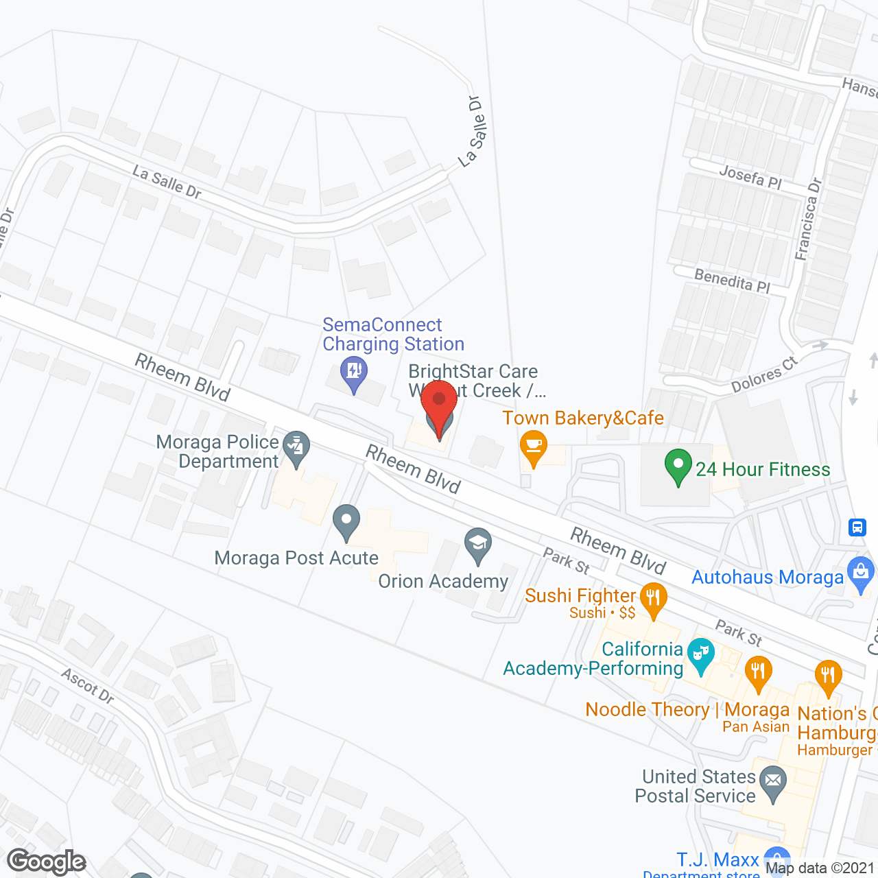 Brightstar Healthcare in google map