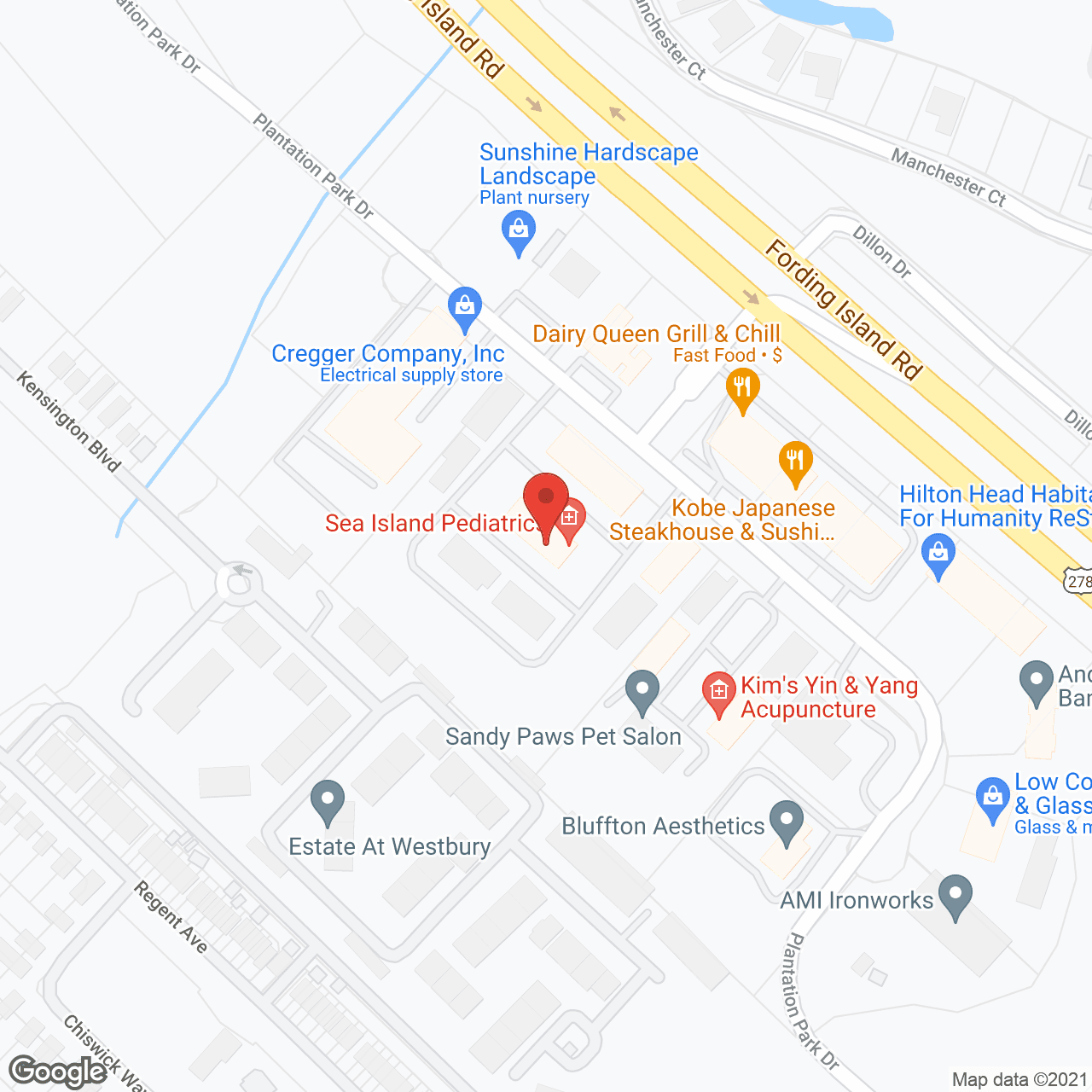 BrightStar Care Bluffton, SC in google map