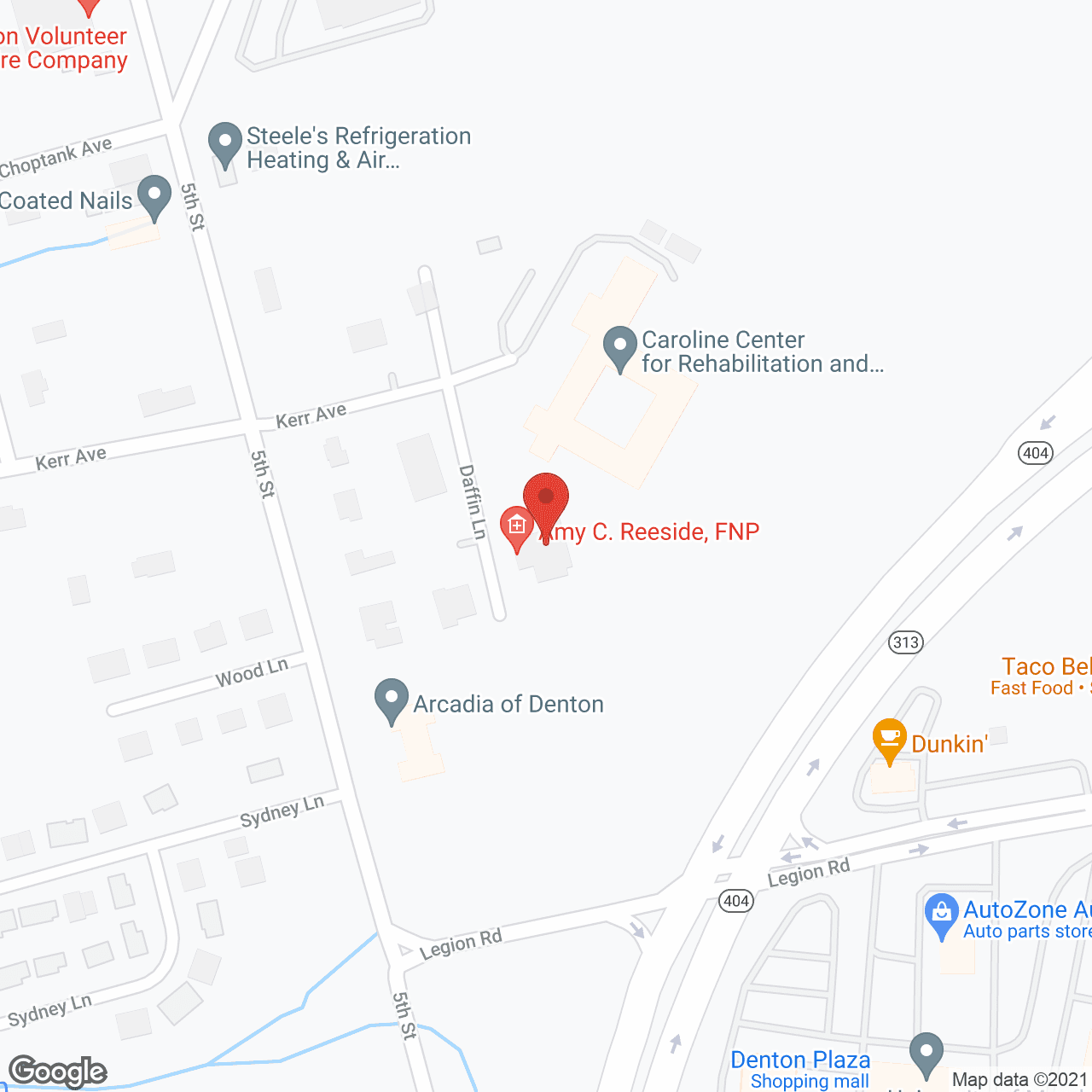 Arcadia of Denton II in google map