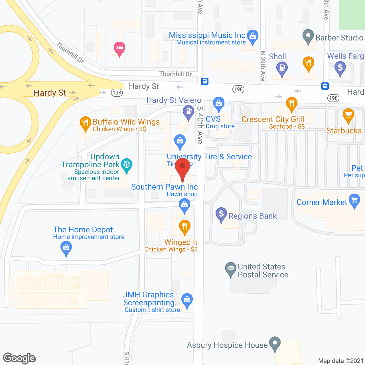 Senior Helpers - Hattiesburg, MS in google map