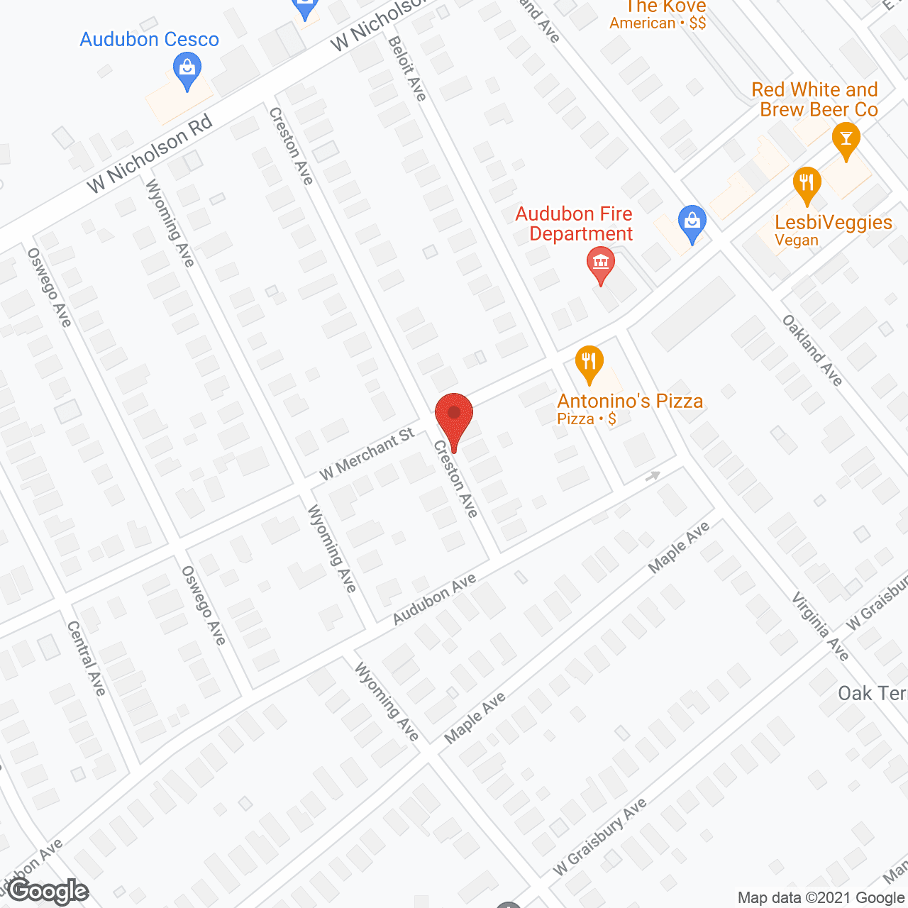 Caring Senior Service in google map