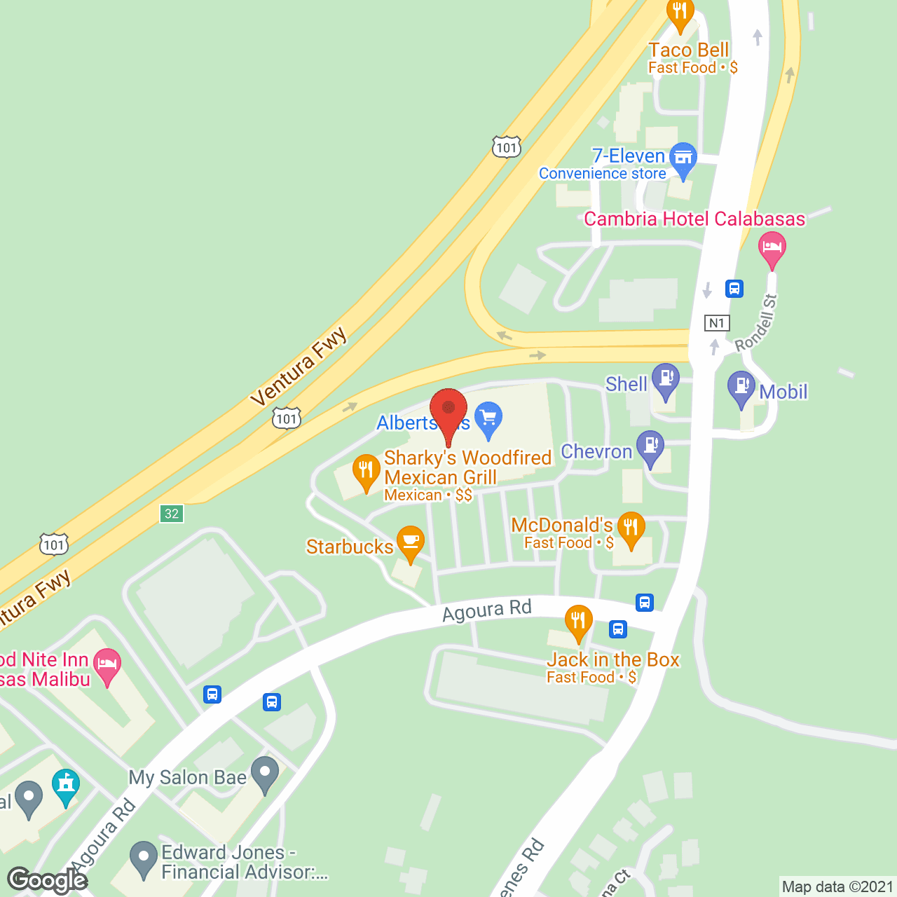 TheKey Northern LA in google map