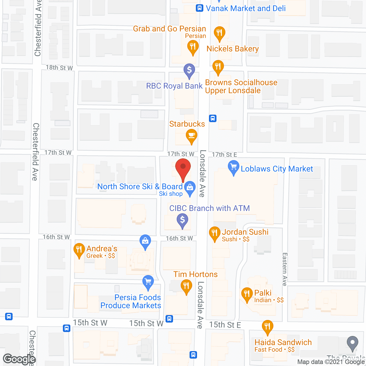 Global - Senior Care, N. Vancouver in google map