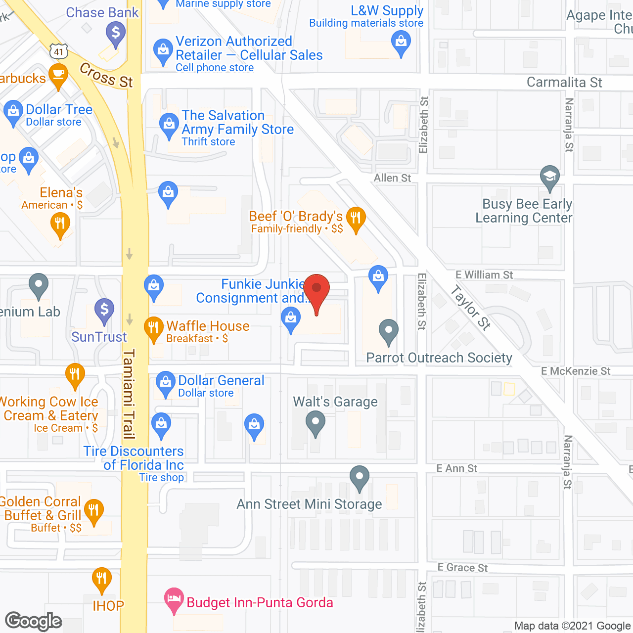 Hope Family Adult Day Care in google map