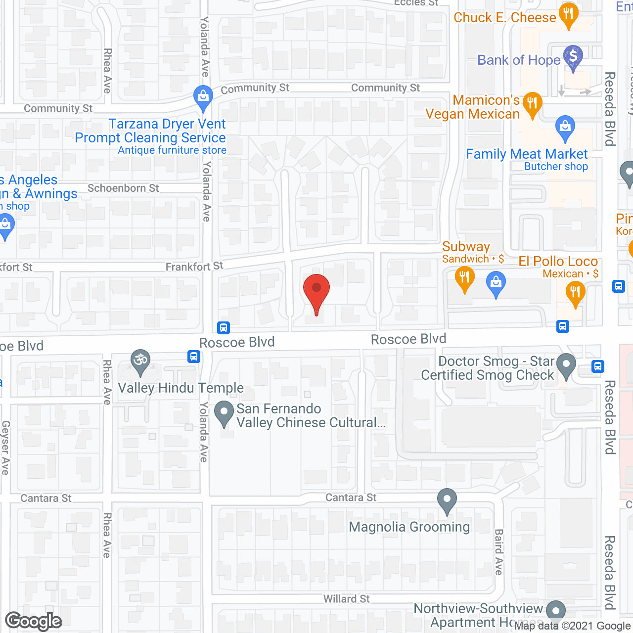 Porter Ranch Home Inc #3 in google map