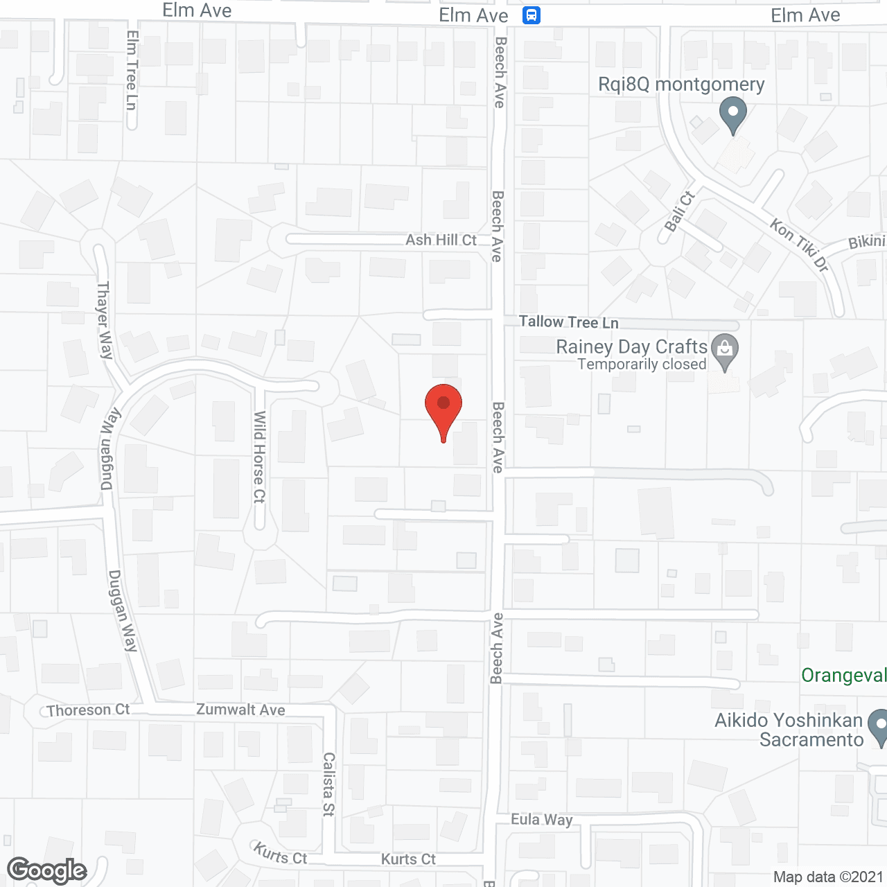 Orangevale Home Care in google map