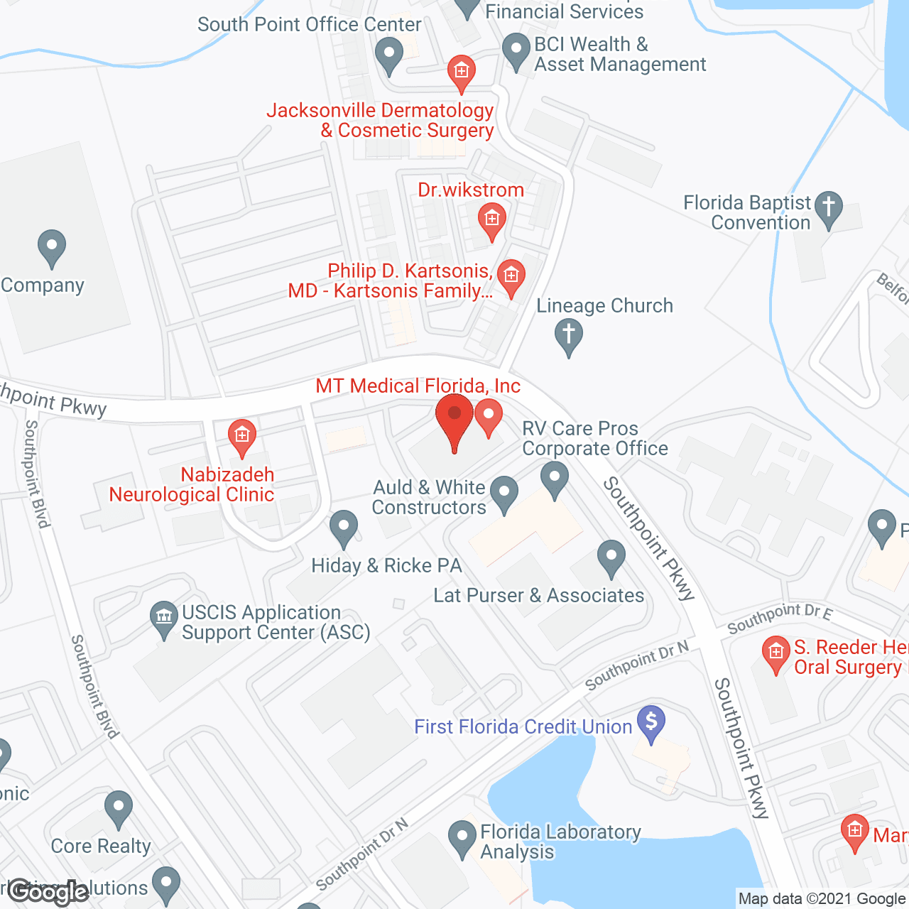 SeniorBridge - Jacksonville, FL in google map