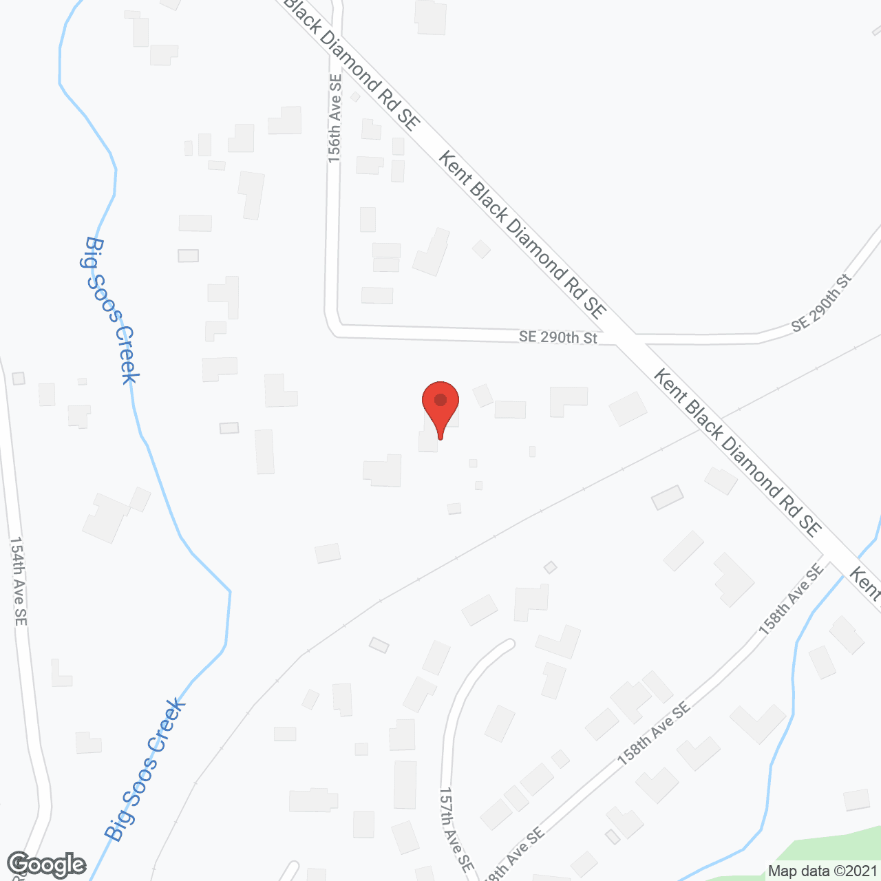 Senior Care Living Adult Family Home in google map