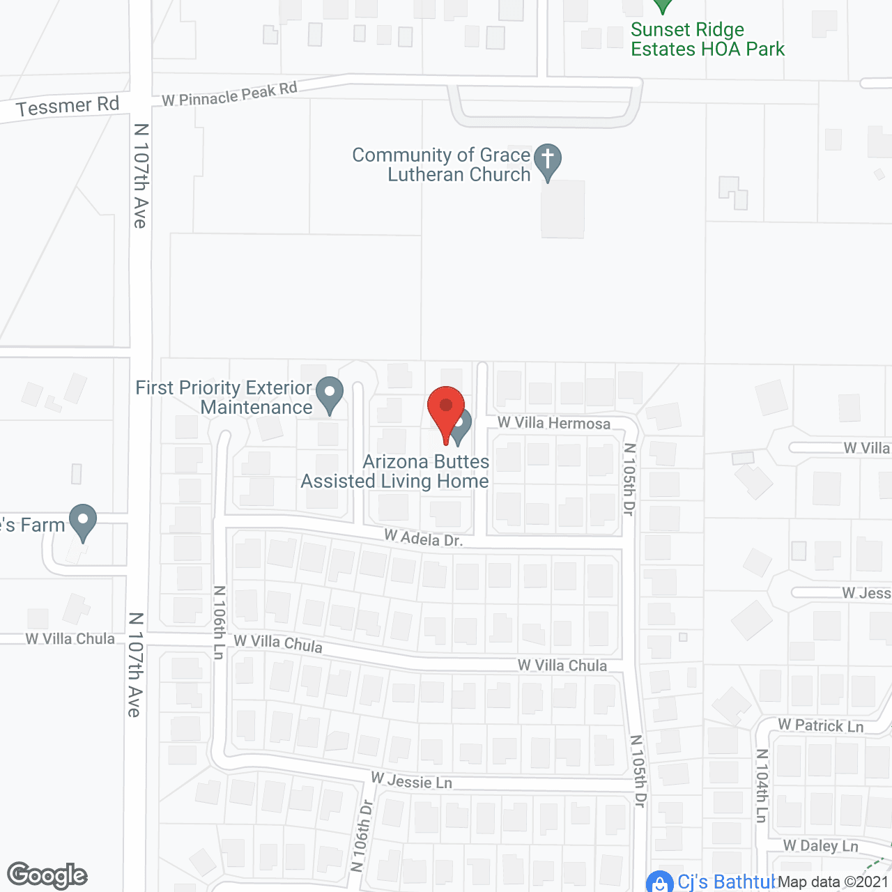 Arizona Buttes Assisted Living Home in google map