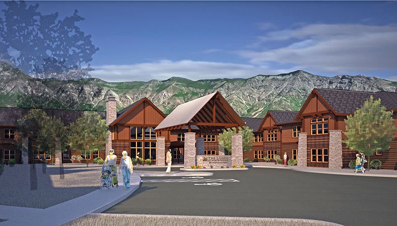 The Lodge in North Ogden community exterior