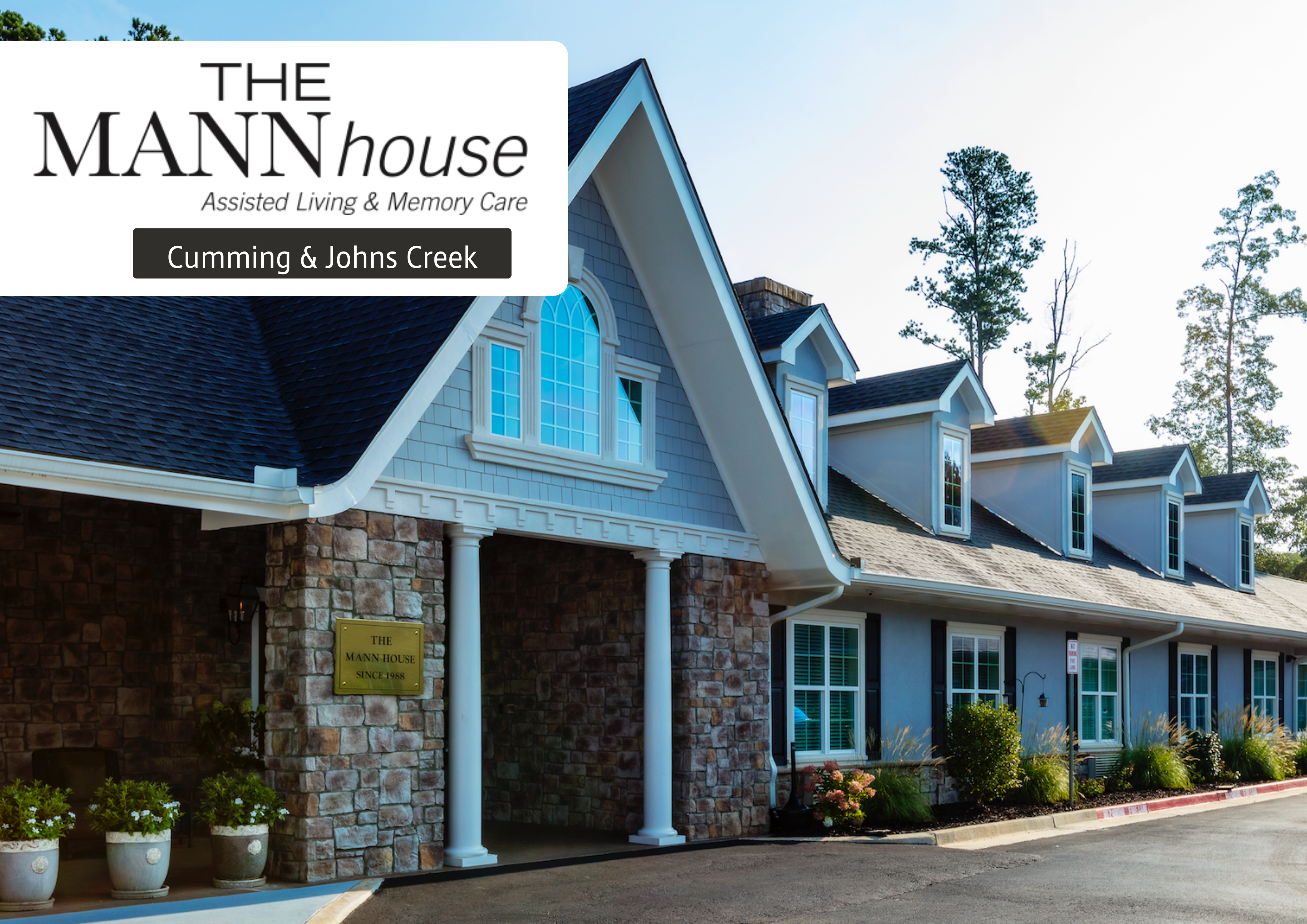 The Mann House Assisted Living and Memory Care Cumming and Johns Creek outdoor common area