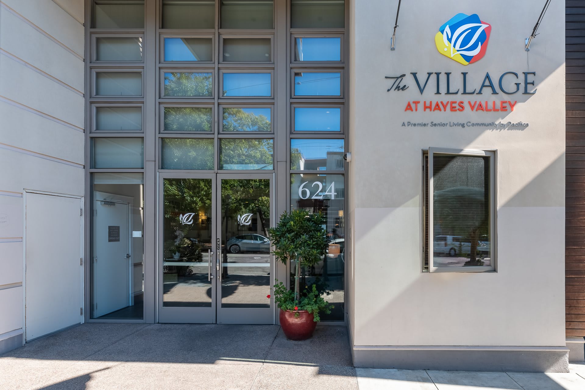 The Village at Hayes Valley exterior entrance