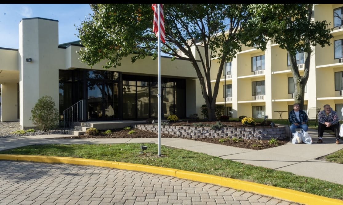 Asbury of Kankakee Supportive Living and Memory Care outdoor common area