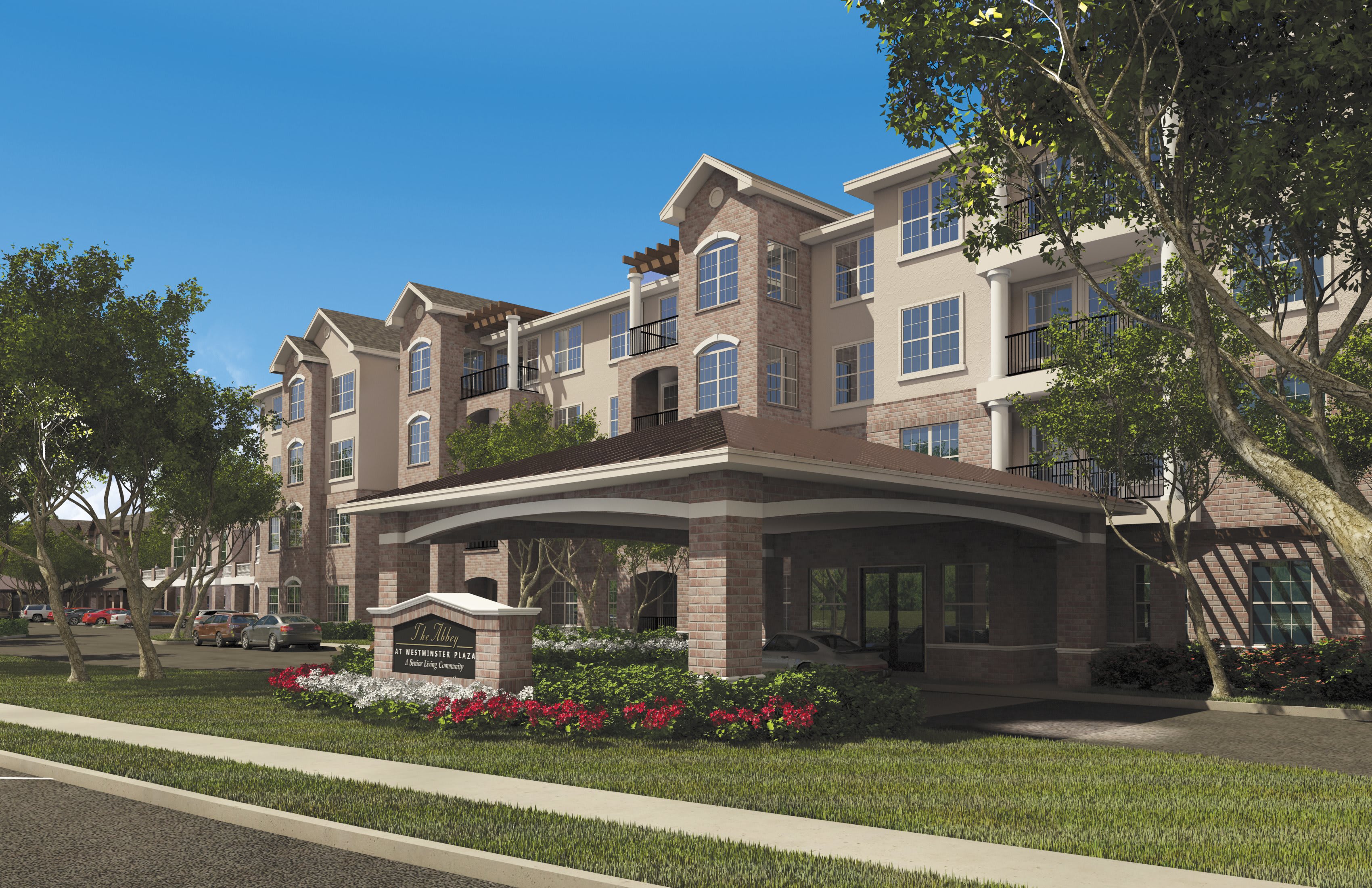 The Abbey at Westminster Plaza Independent Living community exterior