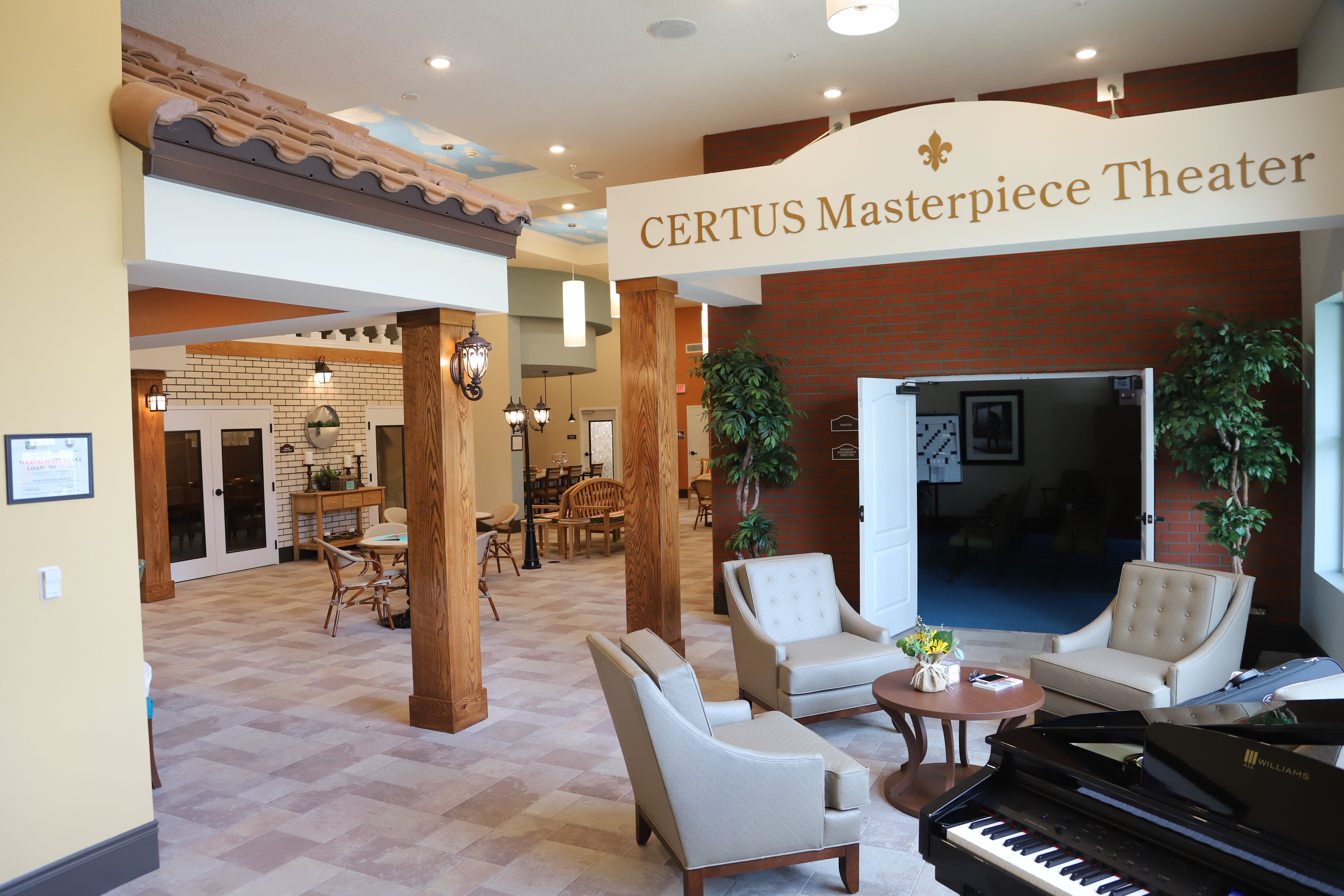 CERTUS at Mount Dora indoor common area